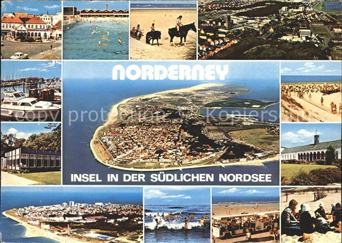 Norderney Nordseebad Strand Pferd Fliegeraufnahme