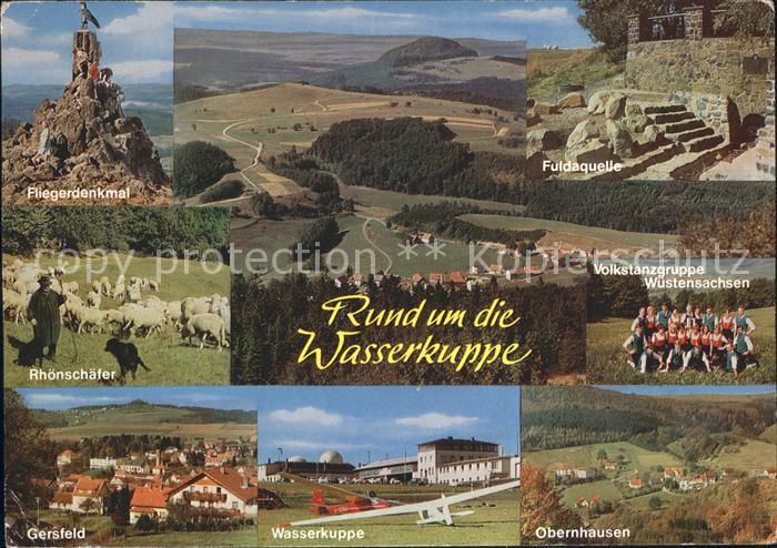 Wasserkuppe Rhoen Fuldaquelle Volkstanzgruppe Wuestensachsen Rhoenschaefer