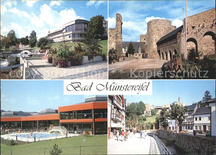 Bad Muenstereifel Haus des Kurgastes Burghof Eifelbad Fussgaengerzone
