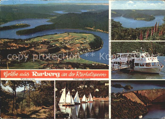 Rurberg Simmerath Eifel NRW Wanderweg Seeglregatta Rurtalsperre Schwammenauel