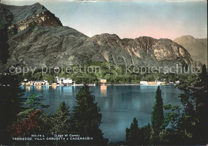 Tremezzo Lago di Como Villa Carlotta Cadenabbia