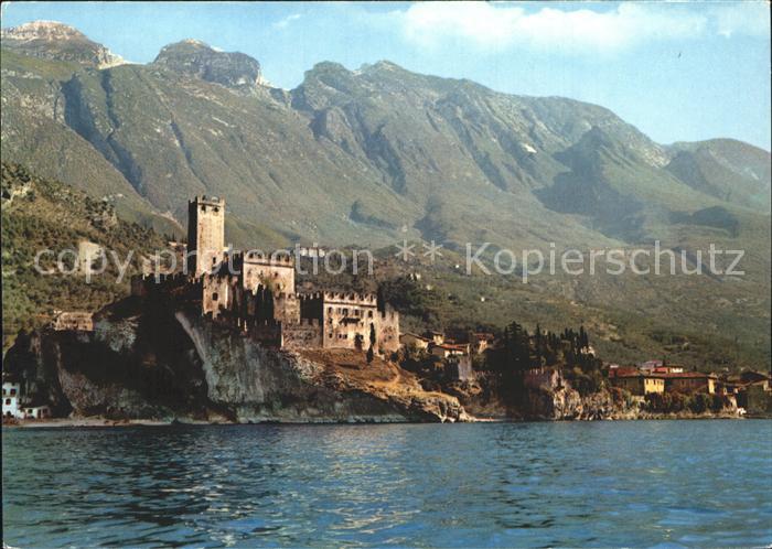 Malcesine Lago di Garda Scaligero Schloss Baldo Berg