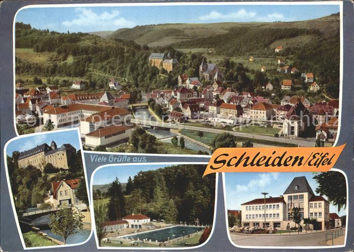 Schleiden Eifel Schloss Schwimmbad Rathaus