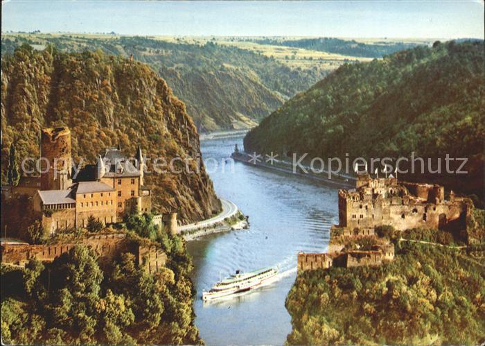Loreley Lorelei Felsental Schloss Dampfer