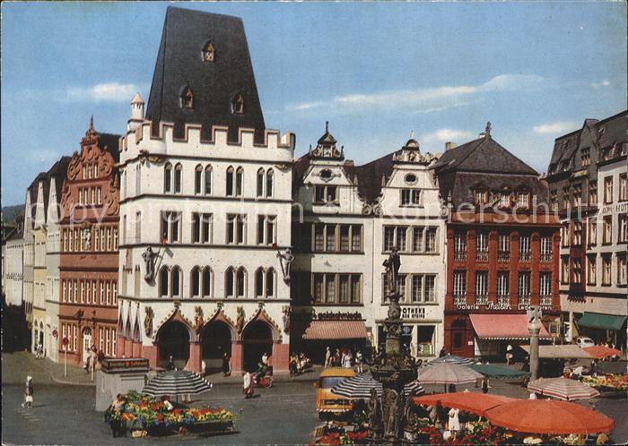 TRIER CITY Hauptmarkt Steipe Petrusbrunnen