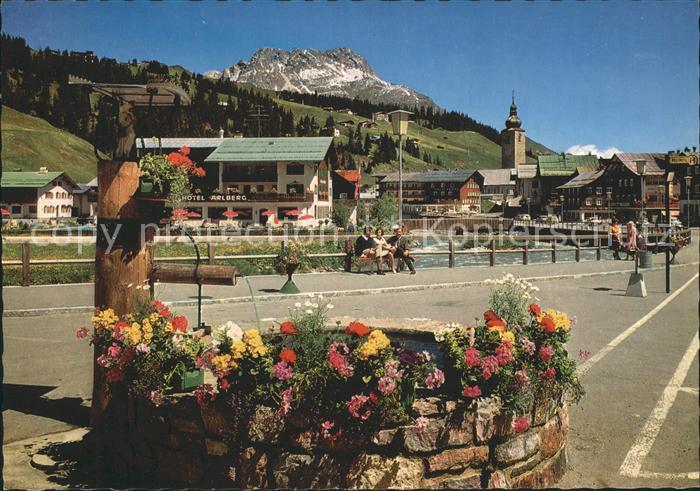 Lech Vorarlberg Karhorn Hotel Arlberg Brunnen
