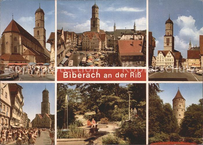 Biberach Riss Marktplatz Turm Kirche