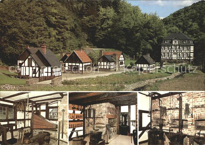 Hagen Westfalen Westfaellisches Freilichtmuseum Kleineisenzeugschmiede Kettensch