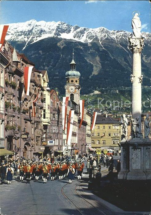 Innsbruck Maria-Theresien-Strasse Wiltener Stadtmusikkapelle