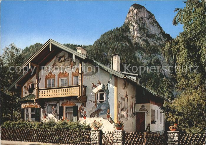 OBERAMMERGAU Bayern Rotkaeppchen-Haus Kofel