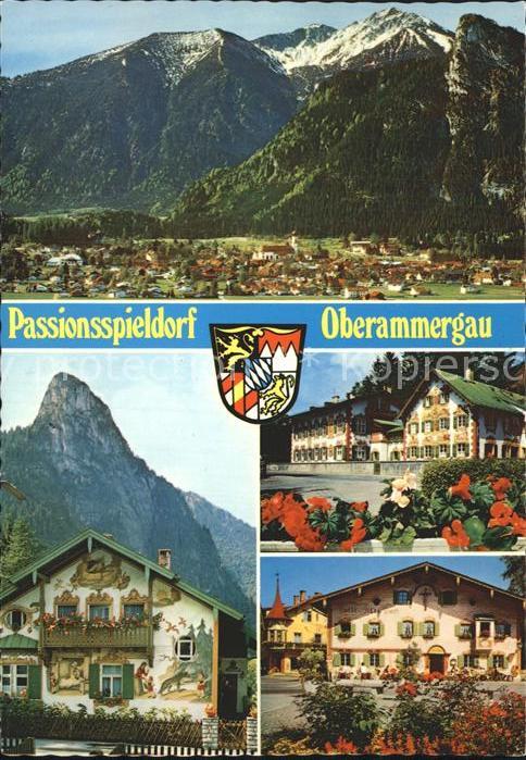 OBERAMMERGAU Bayern Malerische Haeuser
