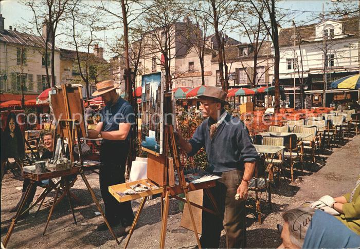 Paris Montmartre place Tertre et ses peintres
