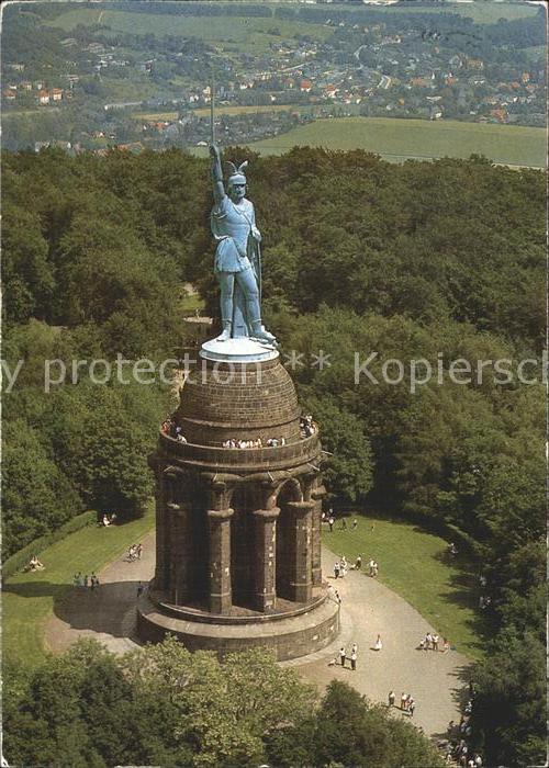 Hermannsdenkmal Fliegeraufnahme