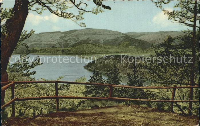 Herzhausen Edersee Blick vom Hochstein