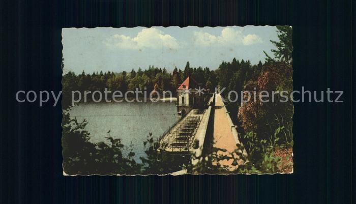 Les Settons Lac Le Barrage