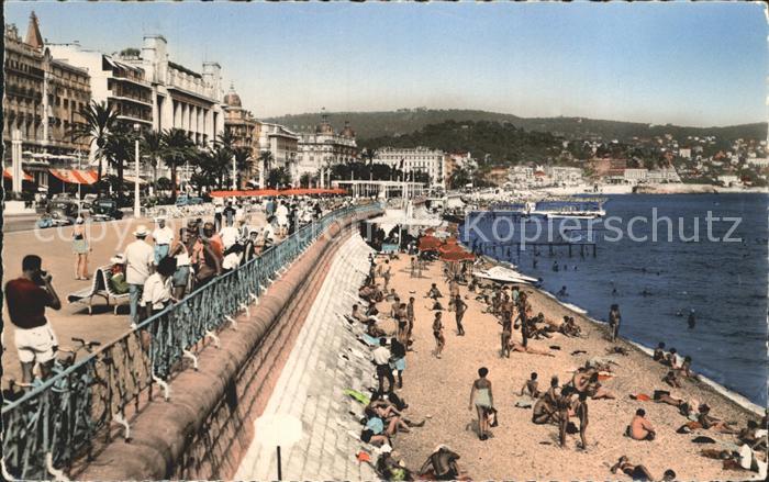 Nice Alpes Maritimes Strandleben