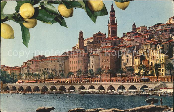 Menton Alpes Maritimes Altstadt