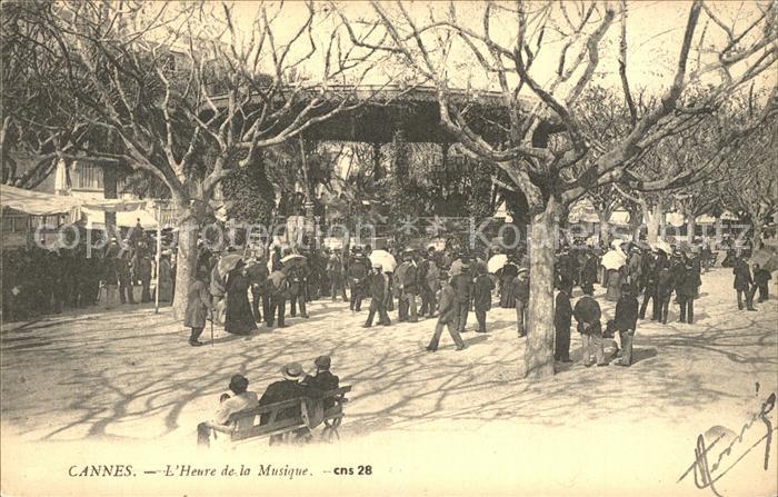 Cannes Alpes-Maritimes Konzert im Park