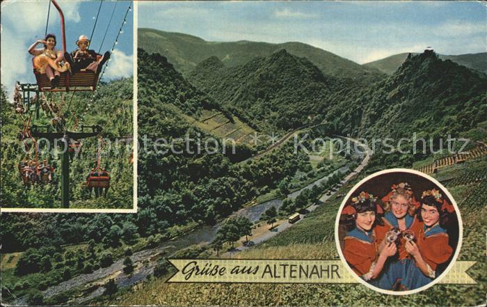 Altenahr Ahr Seilbahn Winzermaedchen
