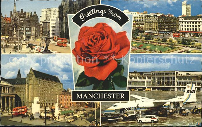 Manchester Piccadilly and Market Street Albert Square