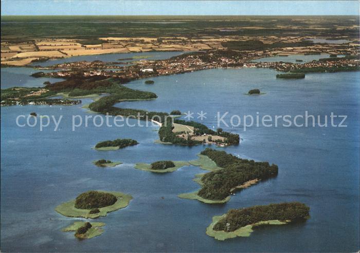 Ploen See Fliegeraufnahme Holsteinische Schweiz