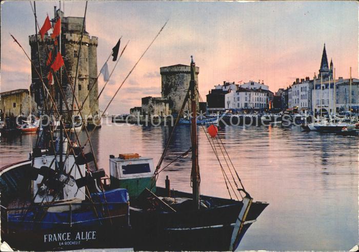 La Rochelle Charente-Maritime Port le Soir