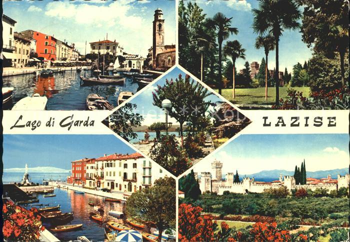 Lazise Lago di Garda Hafen Burg