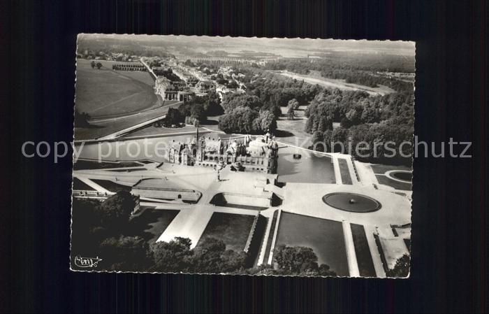 Chantilly Fliegeraufnahme Chateau