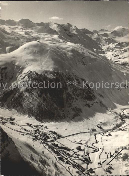 Val d Isere Fliegeraufnahme