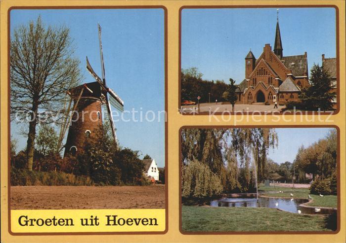 Hoeven Antwerpen Windmuehle Kirche