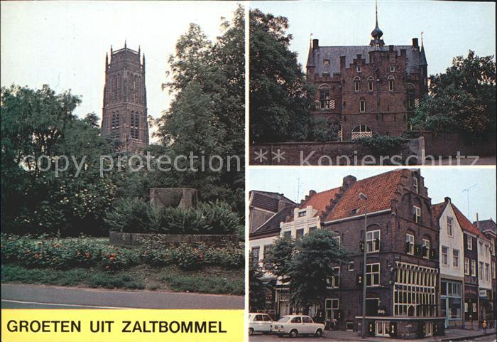Zaltbommel Kirche und Strassenpartie