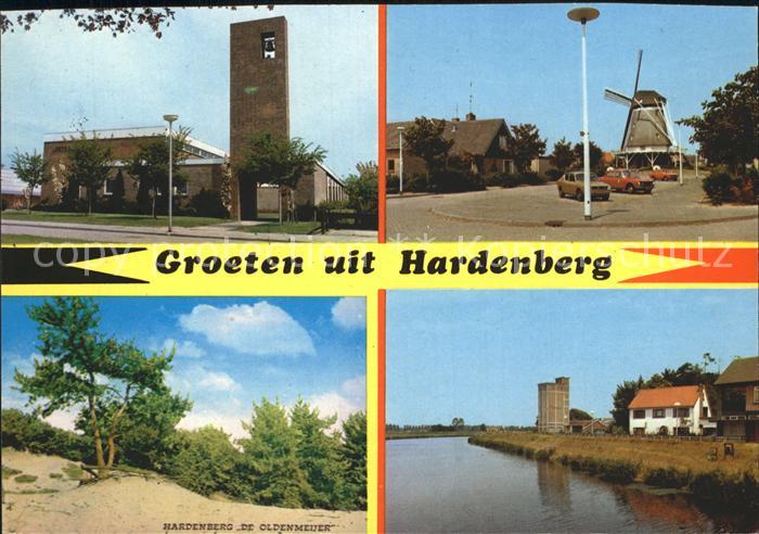 Hardenberg Niederlande mit Windmuehle