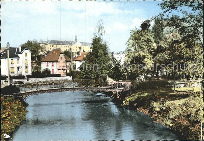 Vesoul Haute Saone les Promenades Brückenpartie