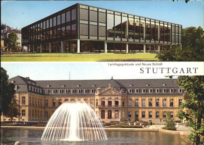STUTTGART  CITY Landtagsgebaeude und Neues Schloss