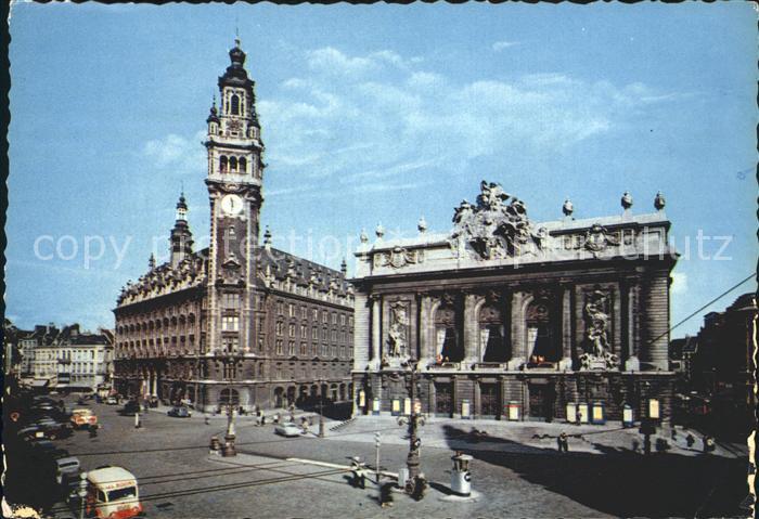 Lille Nord Place du Theatre Opera et Bourse