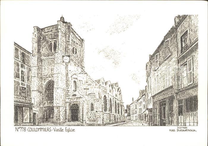 Coulommiers Eglise Kuenstlerkarte
