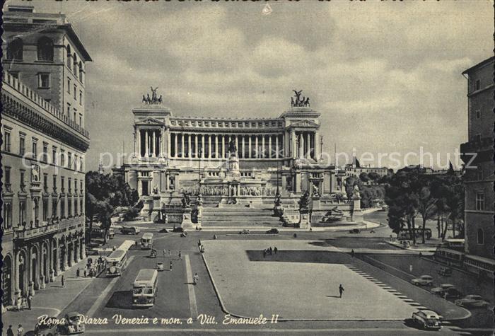 Roma Rom Piazza Venezia e Monument Vittorio Emanuele