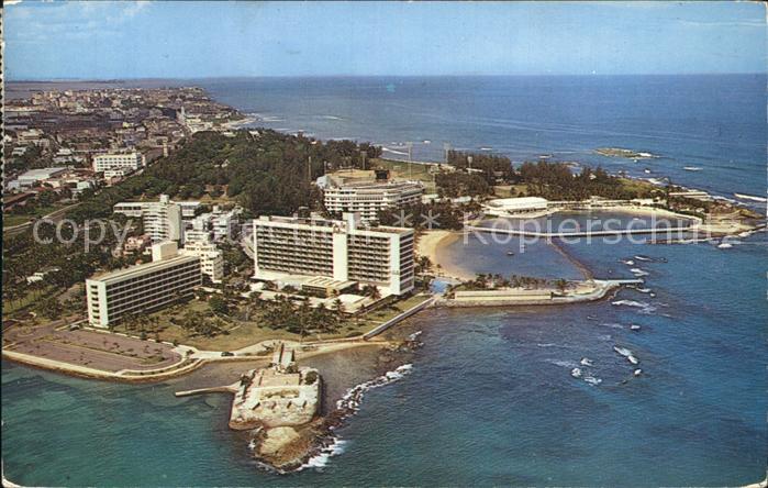 Puerto Rico USA Historic Fort Geronimo in front of the Caribe Hilton Hotel