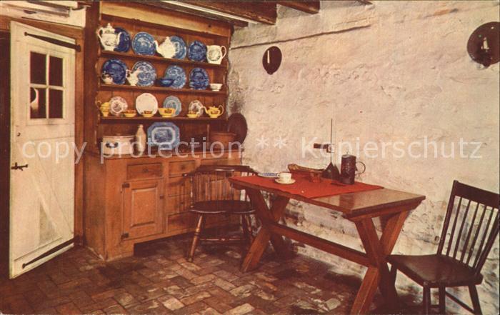 Philadelphia Pennsylvania Betsy Ross House Basement Kitchen