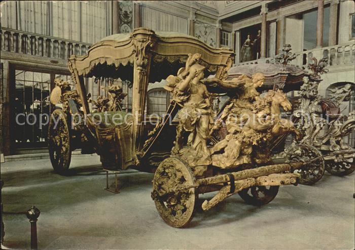 Lisboa Museu Nacional dos Coches The Coach used by the Marquis of Fontes in the
