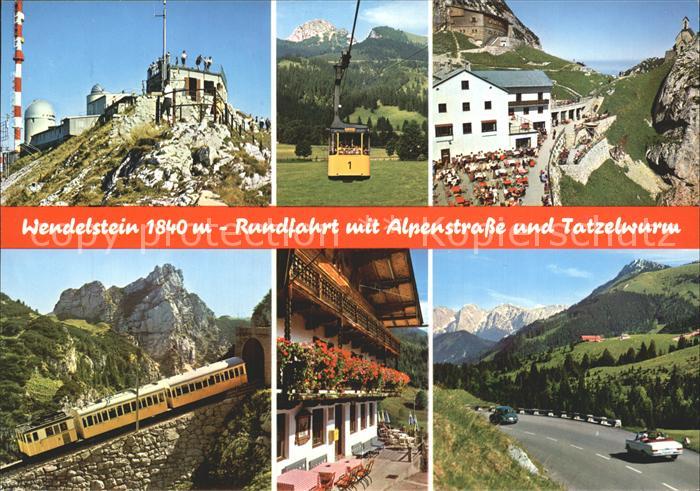 Wendelstein Berg Gipfel Seilbahn Berghaus Zahnradbahn Tatzelwurm Alpenstrasse