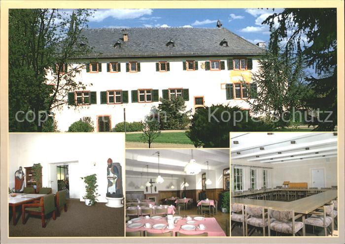 Ruedesheim Rhein Bildungshaus des Bistums Limburg Nothgottes Speisesaal