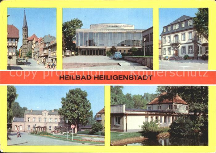 Heiligenstadt Eichsfeld Am Berge Kreiskulturhaus Rathaus Bahnhof Kneippbad
