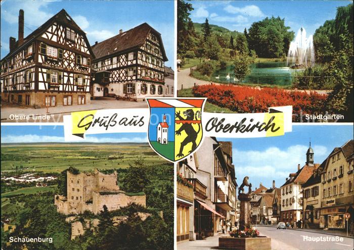 Oberkirch Baden Obere Linde Stadtgarten Schauenburg Hauptstrasse