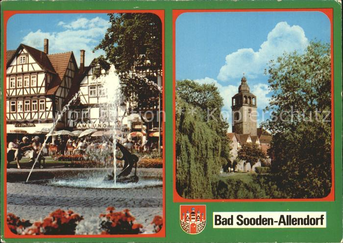 Bad Sooden-Allendorf Markt Brunnen Turm
