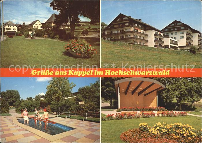 Kappel Lenzkirch Teilansichten Park Wassertretanlage