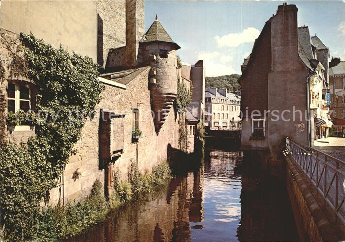 Quimper Sur le Steir l'echauguette reste de l'enceinte fortifiee