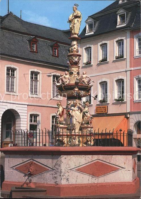 TRIER  CITY Petrusbrunnen am Hauptmarkt
