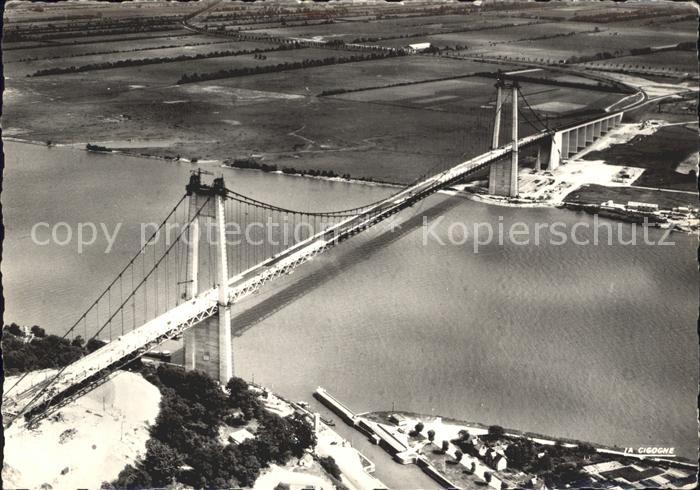 Tancarville Le Pont de Tancarville Vue aerienne