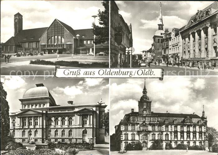 Oldenburg Niedersachsen Hauptbahnhof Der Lappan Schloss